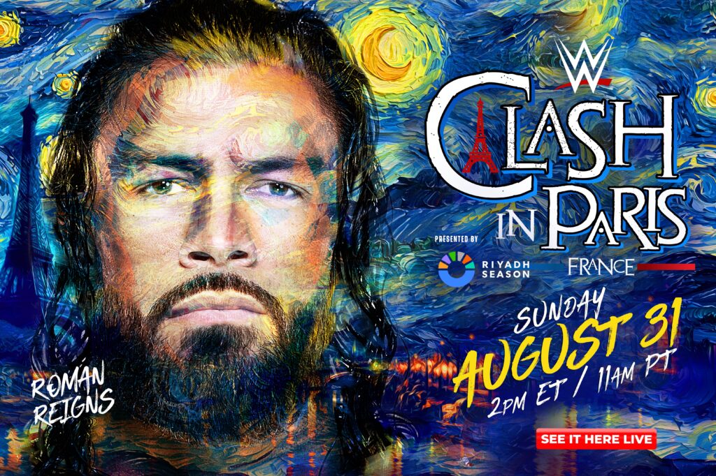 WWE: Clash in Paris 8/31/2025 2PM ET