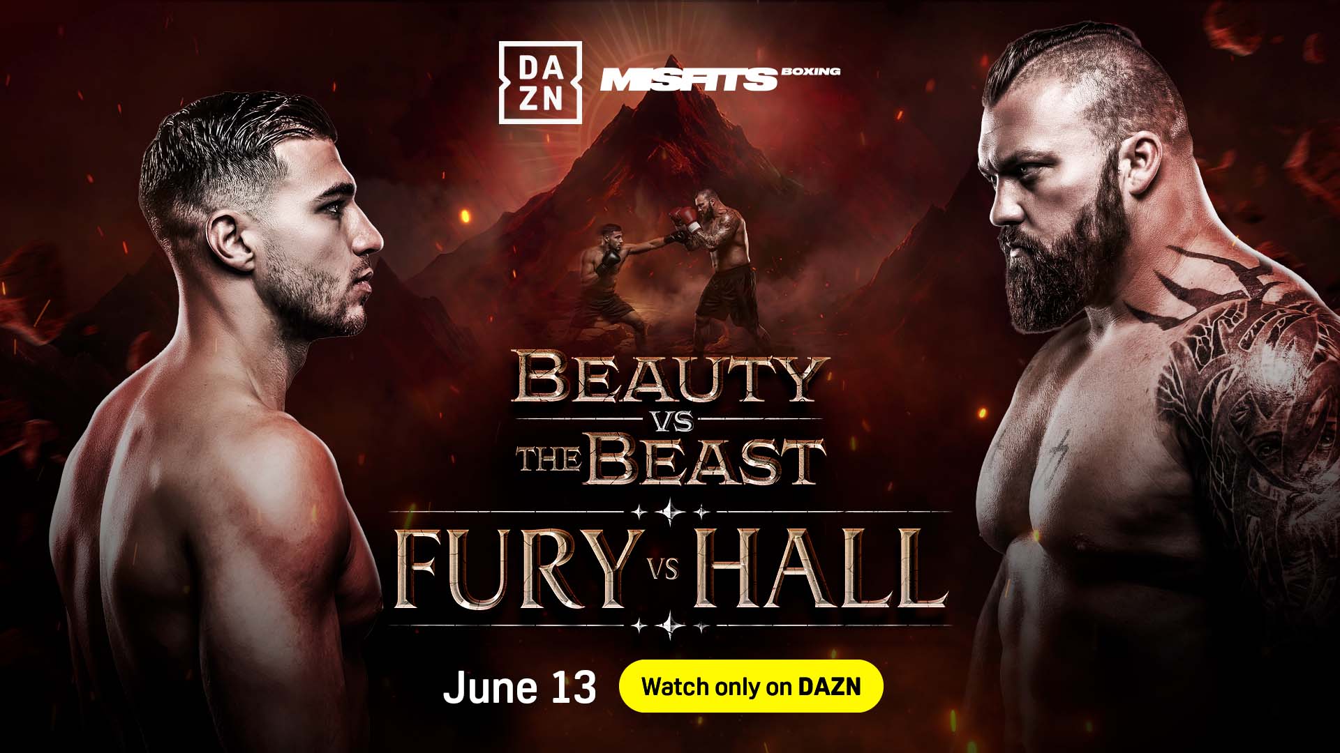 DAZN Fury vs. Hall